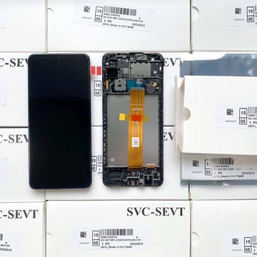 A127 lcd With Frame For Samsung a127 Original New Service Pack Mobile Screen Display Galaxy A12 Nacho Touch Pantalla