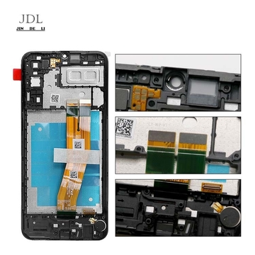 A04E lcd With Frame For Samsung a04e Original New Service Pack LCDS Display Galaxy A04E Mobile Phone Screen Pantalla
