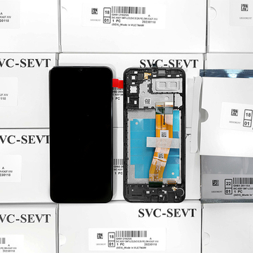 A04E lcd With Frame For Samsung a04e Original New Service Pack LCDS Display Galaxy A04E Mobile Phone Screen Pantalla