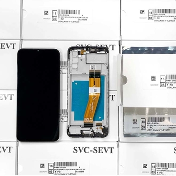 A03 LCD lcd With Frame For SAMSUNG a03 Wholesale Mobile Phone Screen A035 Original Service Pack LCDS Display Pantalla