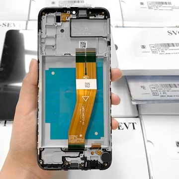 Original A03S Service Pack LCD With Frame For Samsung a03s Mobile Phone Screen Display Galaxy A037 High Quality Pantalla