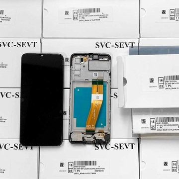 Original A03S Service Pack LCD With Frame For Samsung a03s Mobile Phone Screen Display Galaxy A037 High Quality Pantalla