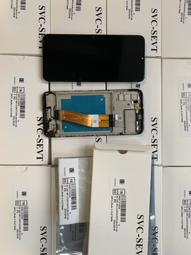 Original A03S Service Pack LCD With Frame For Samsung a03s Mobile Phone Screen Display Galaxy A037 High Quality Pantalla