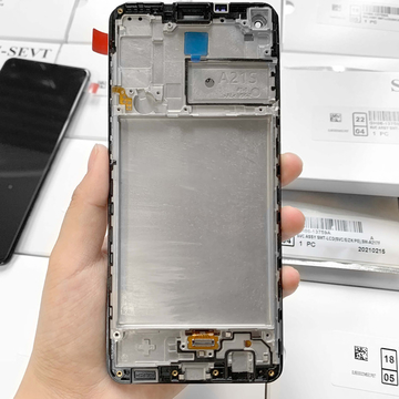 A21S LCD lcd With Frame For Samsung A21S Original New Service Pack LCDS Galaxy A217 Mobile Phone Screen Display Pantalla