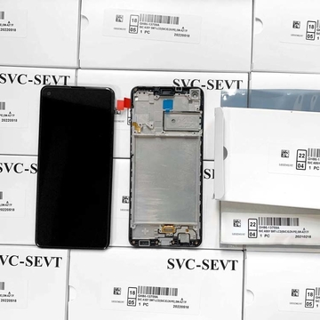 A21S LCD lcd With Frame For Samsung A21S Original New Service Pack LCDS Galaxy A217 Mobile Phone Screen Display Pantalla