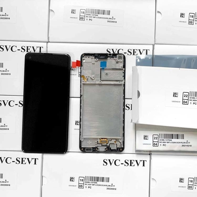 A21S / A217F Mobile Phone LCD Screen Replacement 6.5 inches With Frame